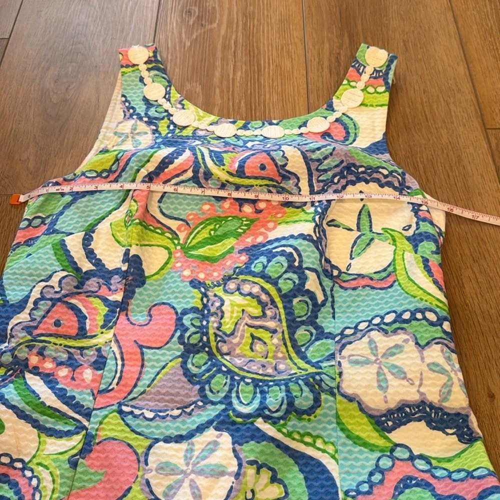 Like New Lilly Pulitzer Sand Dollar Paisley Shift Dress - Picture 8 of 16